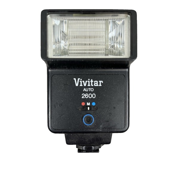 Vivitar Other - Vintage Vivitar 2600 Auto Flash Standard Hot Shoe Mount Original Box Untested